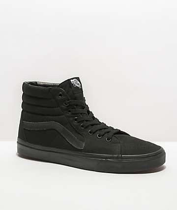 vans shoes for girls black high cut