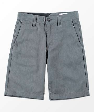 charcoal chino shorts