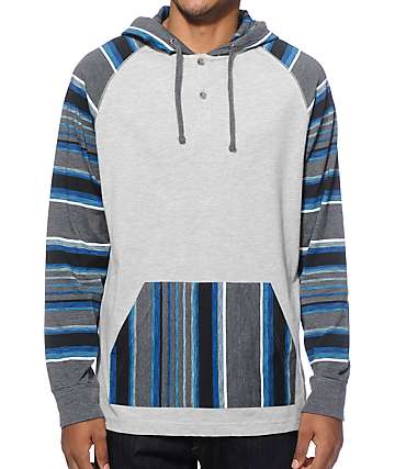 Zine Poncho Villa Hooded Henley Shirt