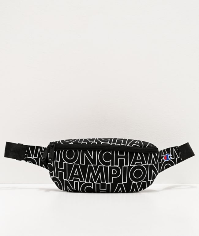Champion Prime Print Black & White Fanny Pack