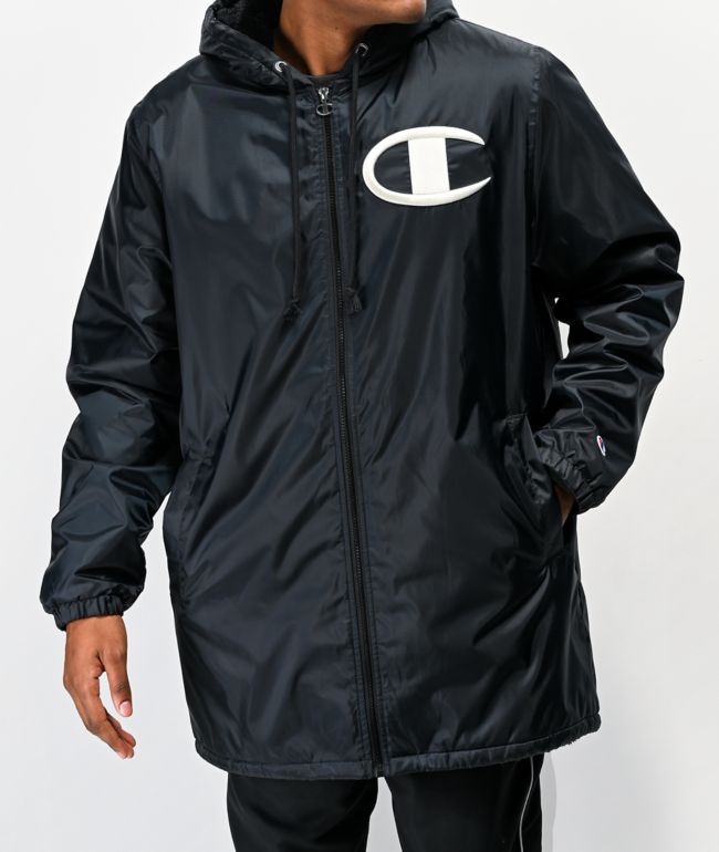 Champion Stadium chaqueta aislada negra