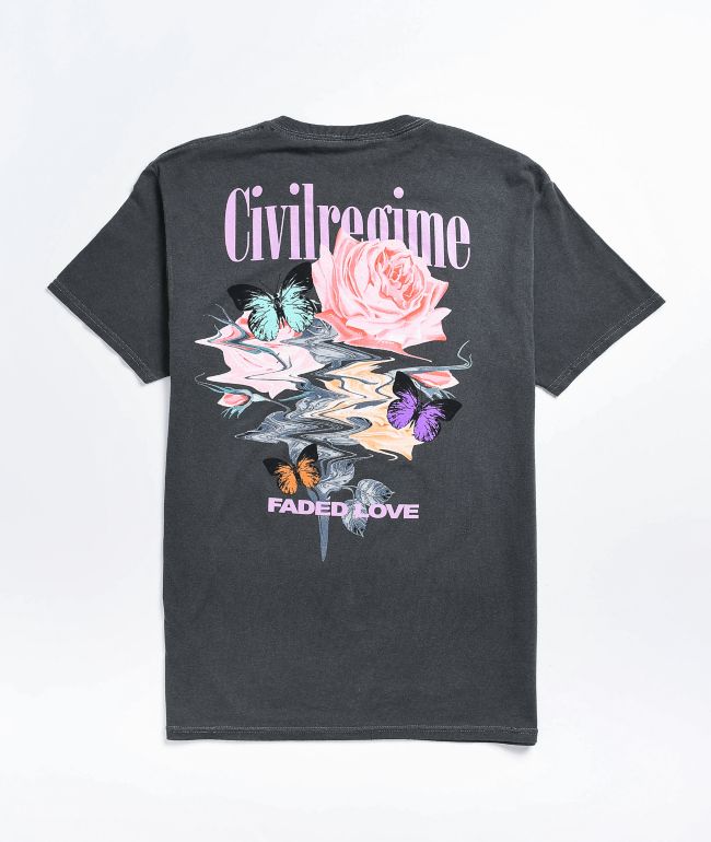 Civil Faded Love Black T-Shirt