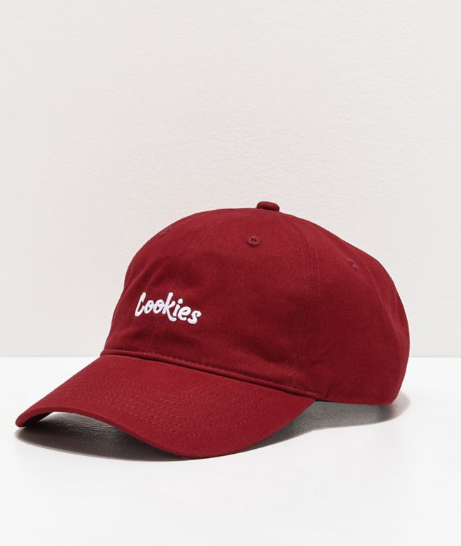 Cookies Thin Mint Burgundy & White Strapback Hat