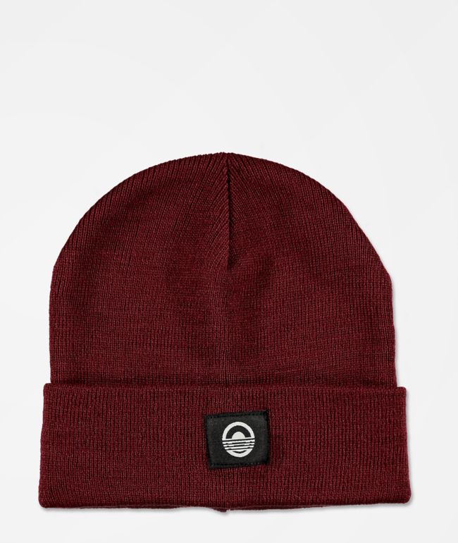 Cords Burgundy Cuffed Beanie