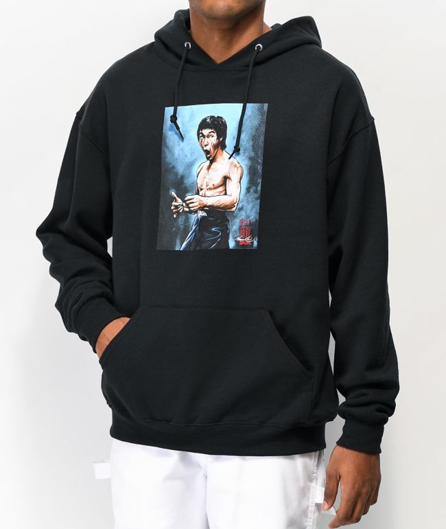 DGK x Bruce Lee Focused sudadera con capucha negra