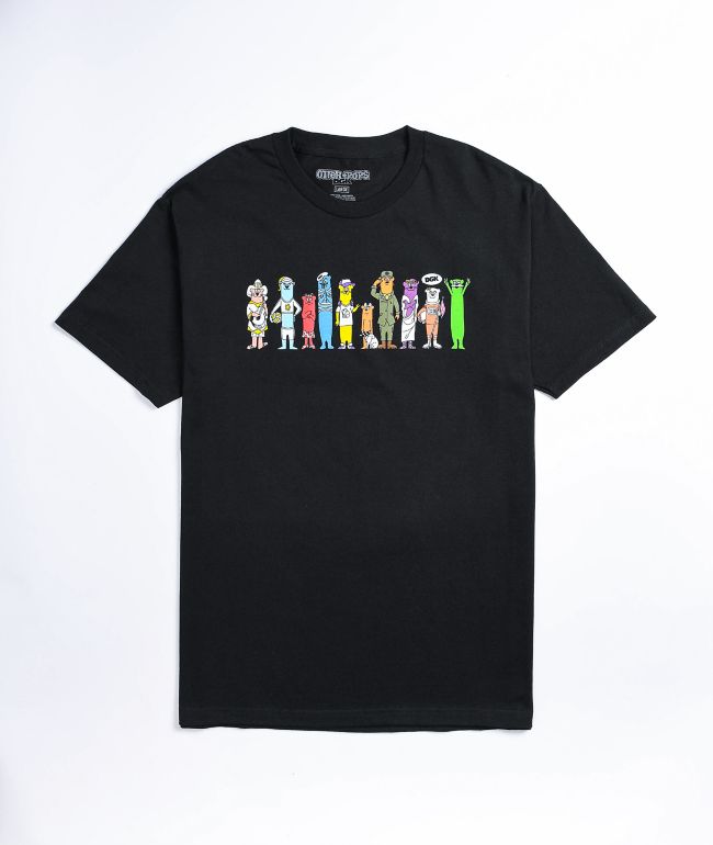 DGK x Otter Pops All Of Us Black T-Shirt