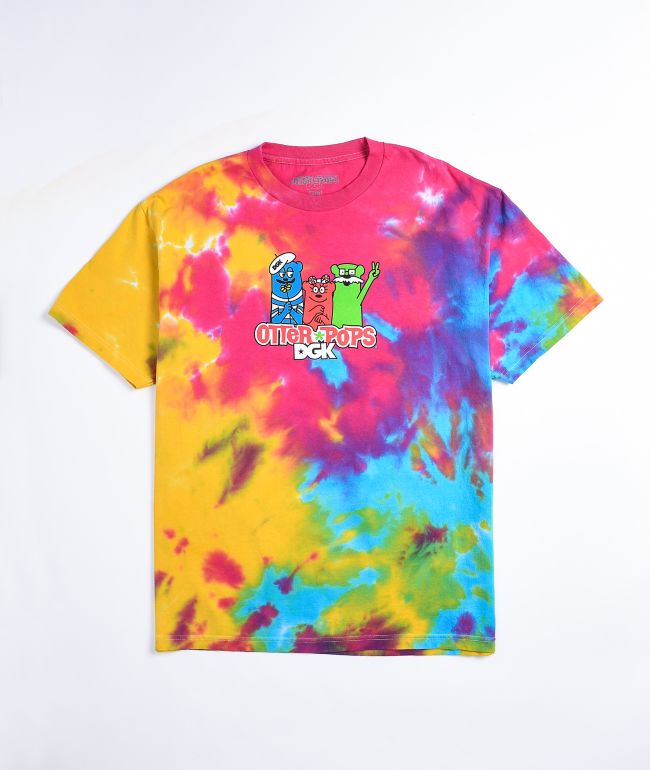 DGK x Otter Pops Crew Tie Dye T-Shirt