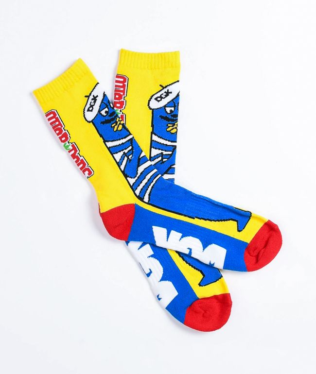 DGK x Otter Pops Louie Blue Crew Socks