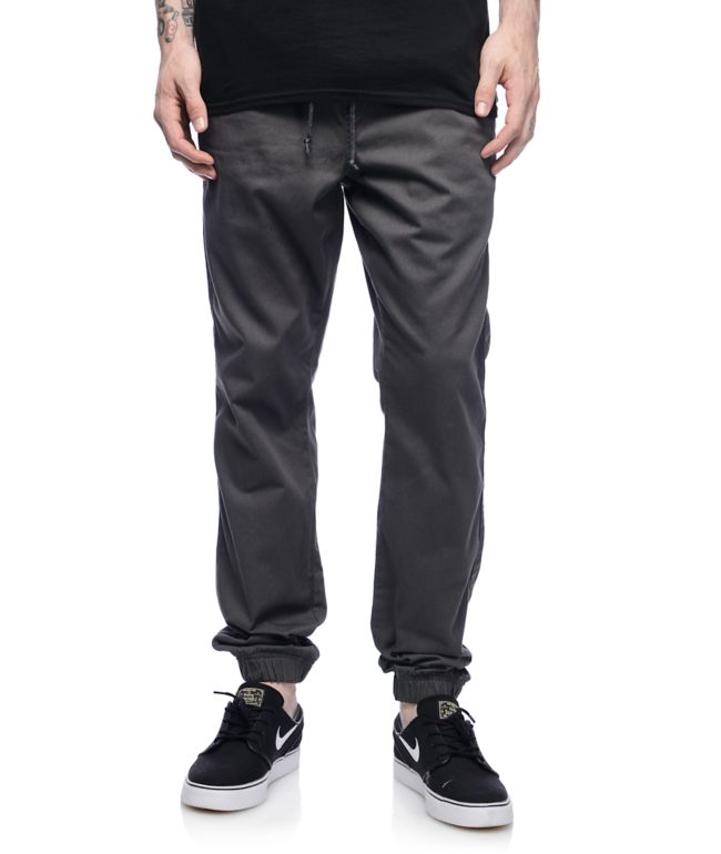 Freeworld Remy pantalones jogger en color carbón