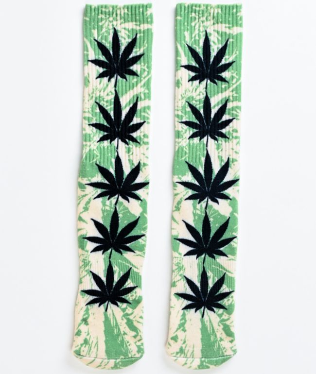 HUF Plantlife Overgrown Green Crew Socks