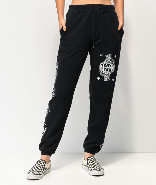 Lurking Class by Sketchy Tank Queen jogger pantalones deportivos negros
