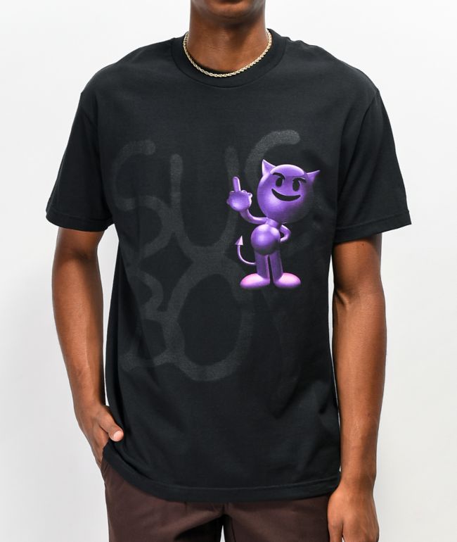 SUS BOY Purple Devil Black T-Shirt