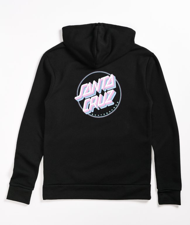 Santa Cruz Layer Dot Black Hoodie