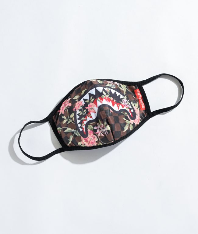 Sprayground Shark Flower Face Cover