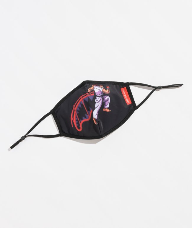 Sprayground x Street Fighter RYU Shark Face Cover