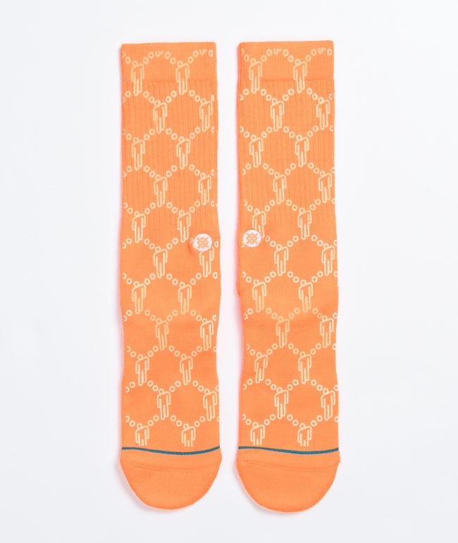 Stance x Billie Eilish Blohsh Orange Crew Socks