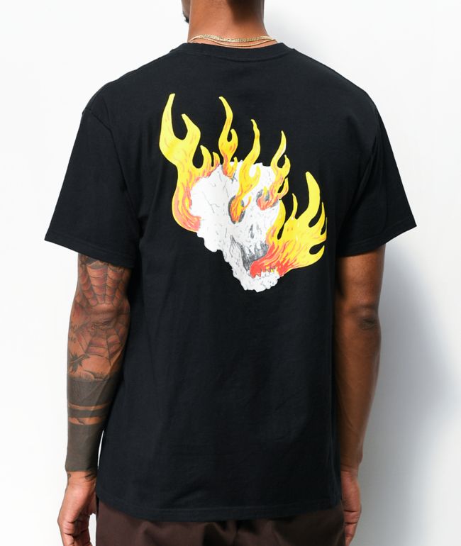 Vans Rowan Skull camiseta negra