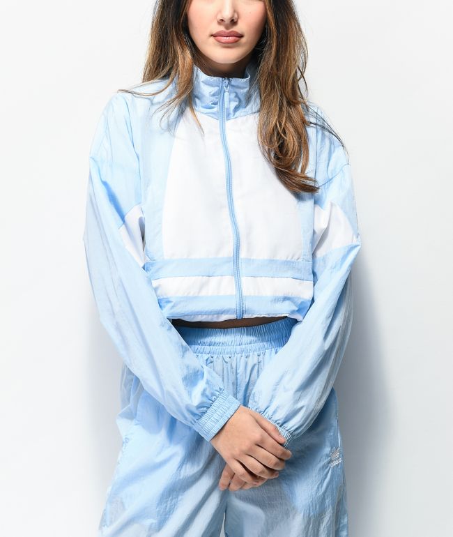 adidas Large Logo chaqueta cortavientos azul