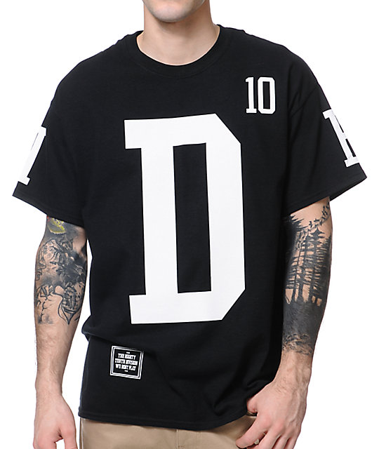 10 Deep Collegiate Black TShirt Zumiez