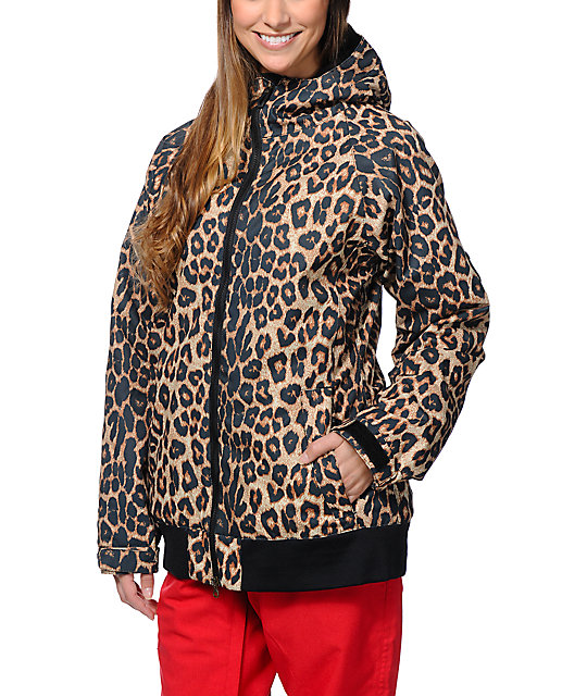 686 Mannual Cheer Leopard 8K Snowboard Jacket Zumiez