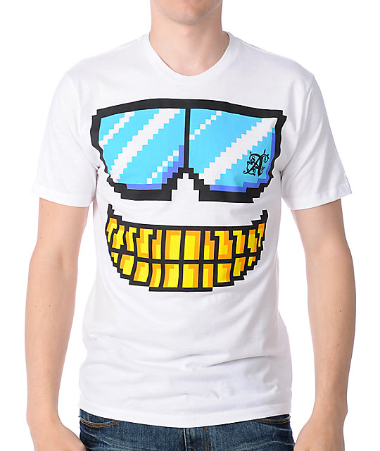 ALab 8Bit TShirt White Graphic TShirt Zumiez