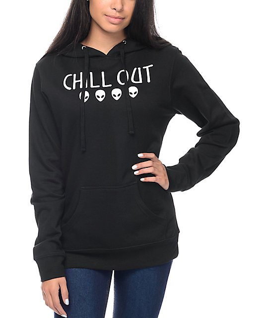 black alien hoodie