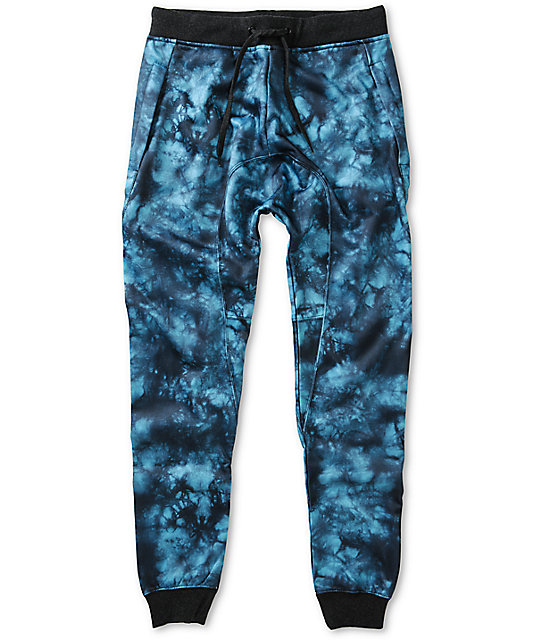 tie dye jogging bottoms