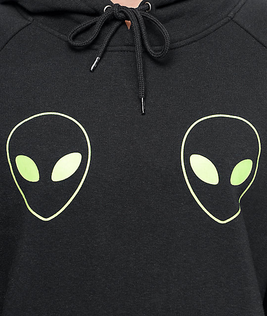 black alien hoodie