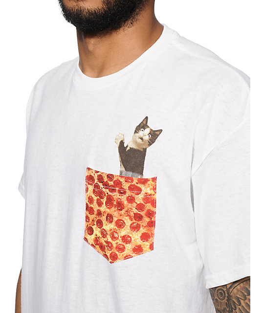 ALab Pizza Cat Pocket TShirt Zumiez