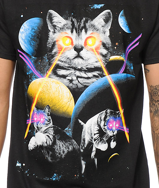 ALab Space Laser Cat TShirt Zumiez