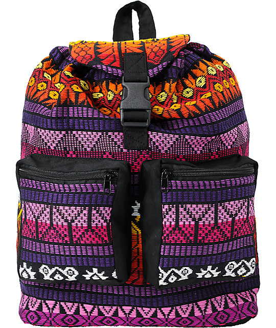 woven back pack