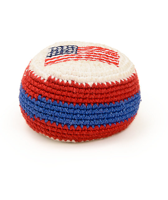 Adventure Imports USA Flag Hacky Sack Zumiez