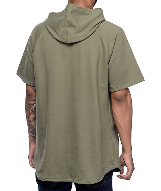 akomplice vsop west army green short sleeve hoodie zumiez akomplice vsop west army green short sleeve hoodie zumiez