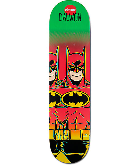 Almost Daewon Batman Fade 7.75" Skateboard Deck Zumiez