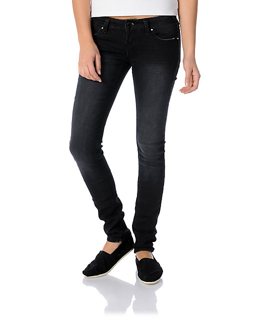 Almost Famous Mandy Black Skinny Jeans | Zumiez