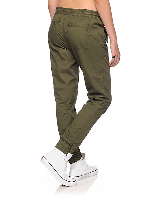 90 degrees ladies twill jogger pant