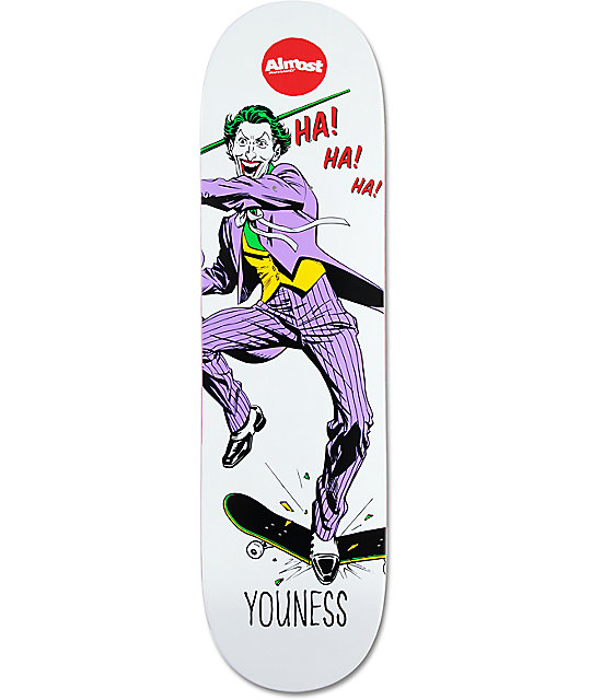 Almost Youness Joker Focus 8.25" Skateboard Deck Zumiez