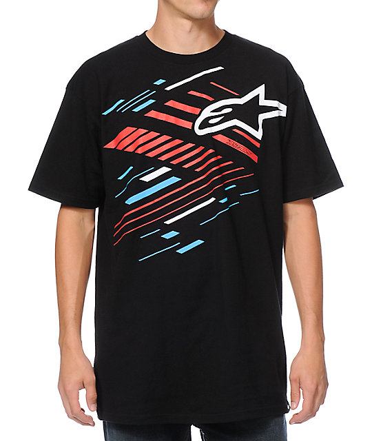 alpinestars scurried black t shirt zumiez alpinestars scurried black t shirt zumiez