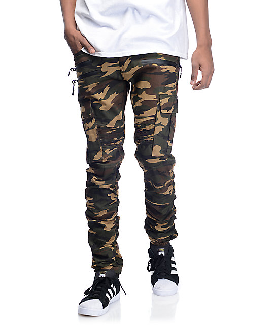 moto twill joggers