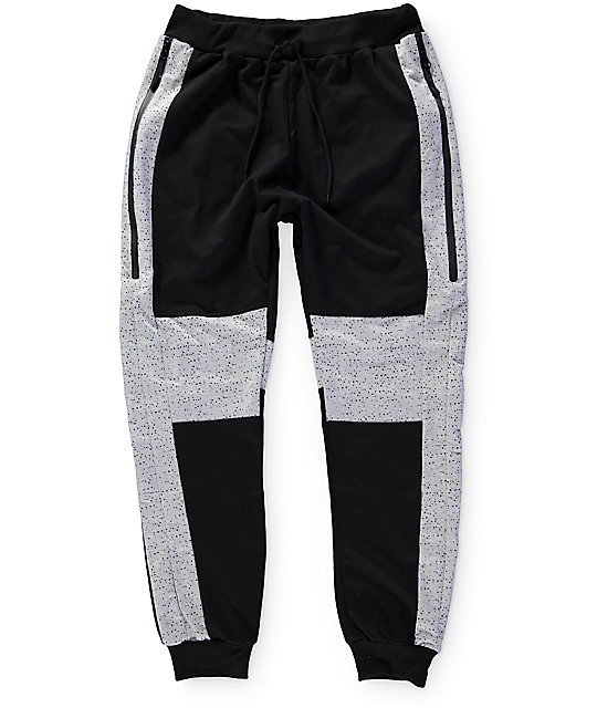 color block jogger pants