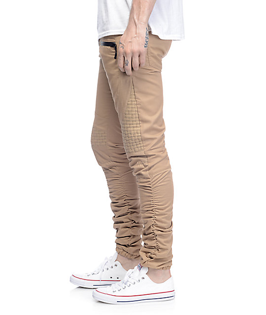 zumiez khaki joggers