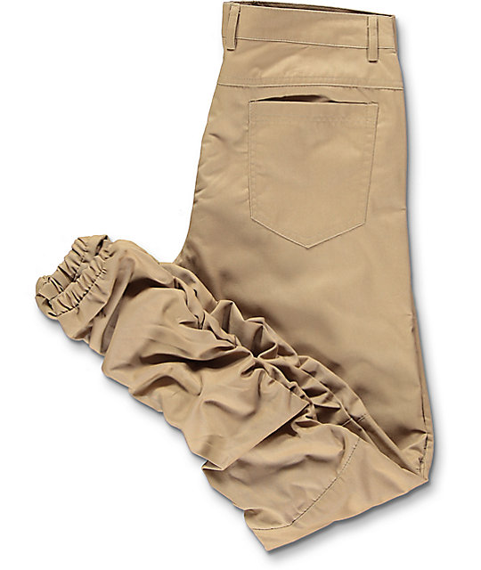 zumiez khaki joggers