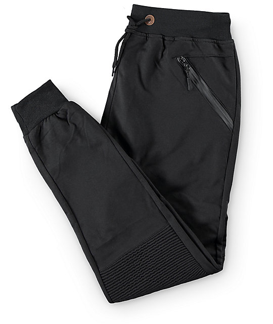 moto knit jogger