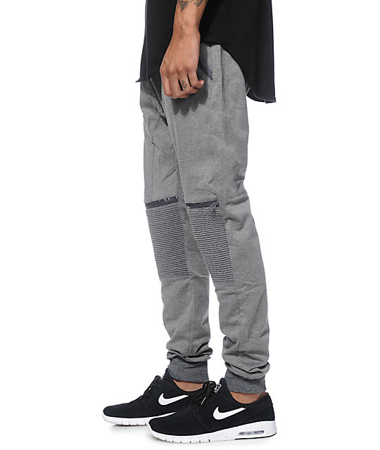 moto knit jogger