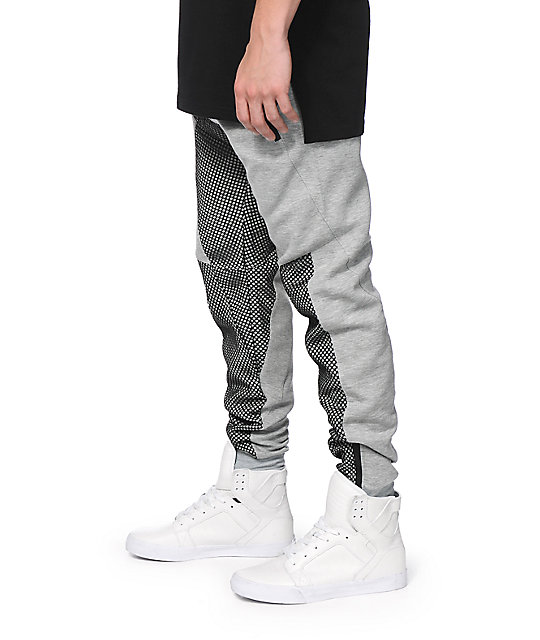 mesh jogger pants