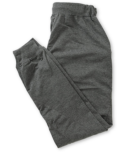 stitch zipper jogger pants