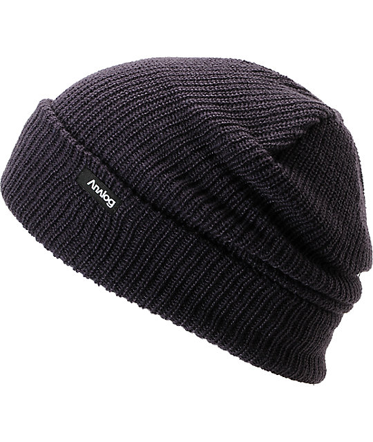 Analog Burglar Purple Knit Beanie
