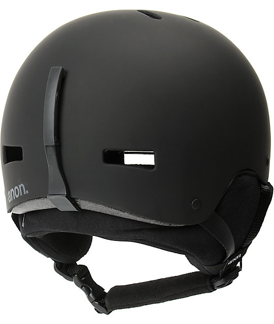 Anon Raider Audio Black Snowboard Helmet Zumiez