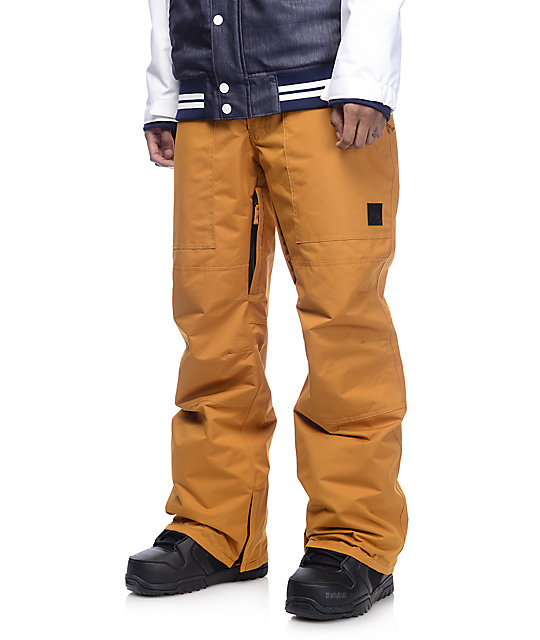 Aperture Boomer 10K Mustard Snowboard Pants Zumiez