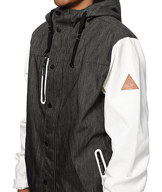 Aperture Cascade 10K Varsity Snowboard Jacket Zumiez
